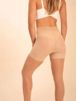 Threads Sheer Contour Tights -Elomi Underwear Shop ThreadsSheerContourTightsIvoryBack