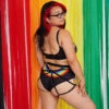 Onyx Bodywear Cheeky Bottom Harness 1 Onyx Bodywear Cheeky Bottom Harness -Elomi Underwear Shop alysha onyx