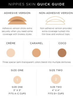 Nippies Skin Non-Adhesive Nipple Covers - Medium -Elomi Underwear Shop b6 skin quickguide caramel small 833aa31e 0993 44c6 a40d 6b6a8b73167d