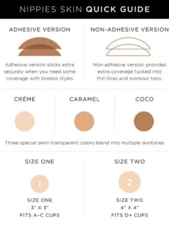 Nippies Skin Adhesive Nipple Covers - Dark -Elomi Underwear Shop b6 skin quickguide coco small ca0bc054 598b 4277 9e6e 7954a40757f3
