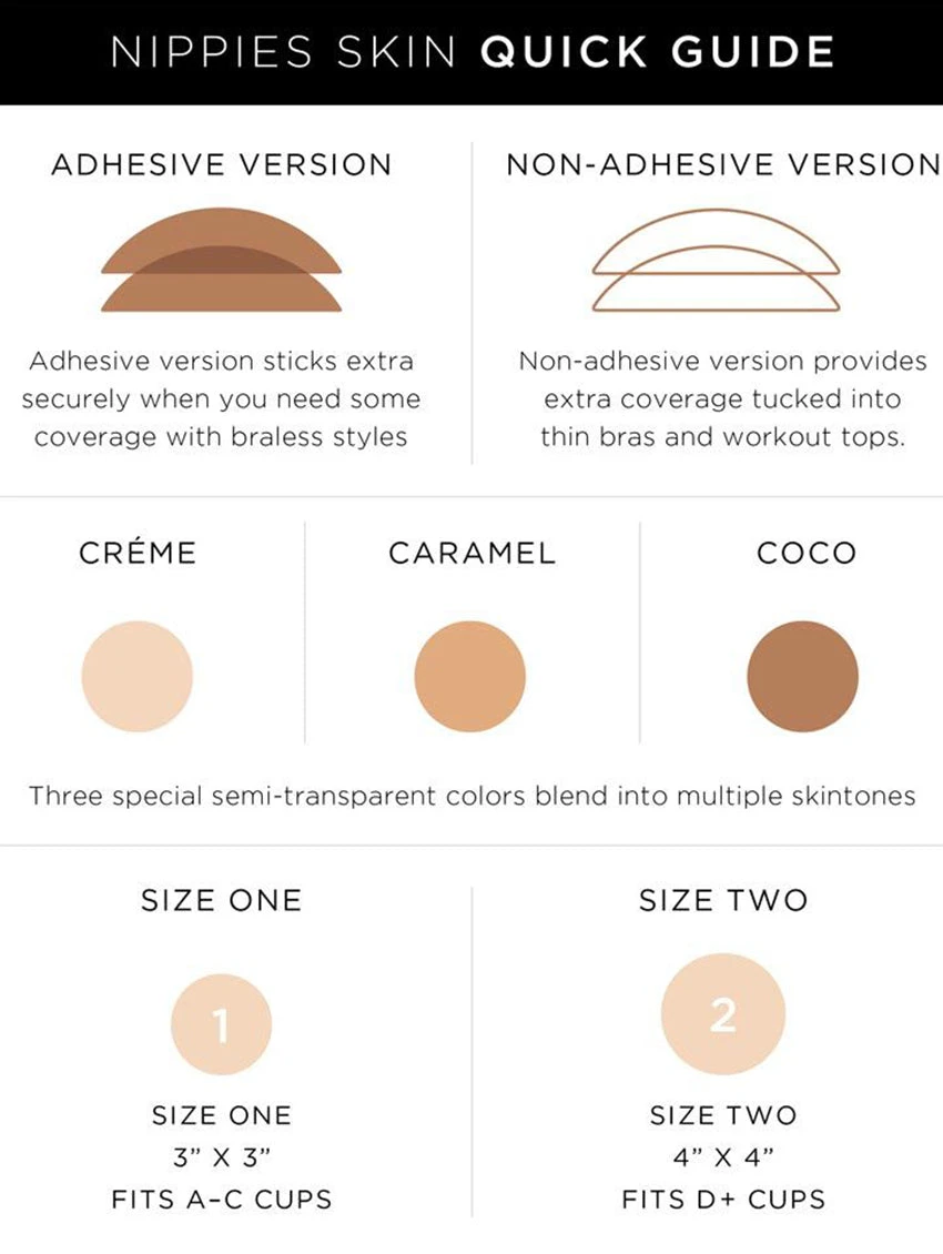 Nippies Skin Non-Adhesive Nipple Covers - Dark 6 Nippies Skin Non-Adhesive Nipple Covers - Dark - Image 4