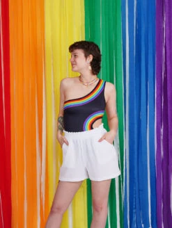 Mapale Asymmetrical Pride Bodysuit