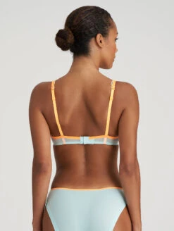 Marie Jo Georgia Deep Plunge Bra -Elomi Underwear Shop 0102600MarieJoGeorgiaDeepPlungeBraClearwaterBackEdit