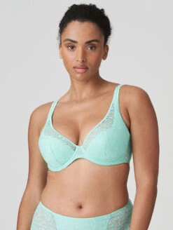 PrimaDonna Twist Epirus Plunge Bra -Elomi Underwear Shop 0141974PrimaEpirusHalfPaddedPlungeBraMiamiMintFront