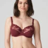 PrimaDonna Orlando Full Cup Bra -Elomi Underwear Shop 01631501OrlandoFullCupBraDeepCherryFront
