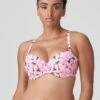 PrimaDonna Twist Via Alegre Padded Balcony Bra 1 PrimaDonna Twist Via Alegre Padded Balcony Bra -Elomi Underwear Shop 0242242ViaAlegrePaddedBalconyBraPeonyPinkFrontEdited