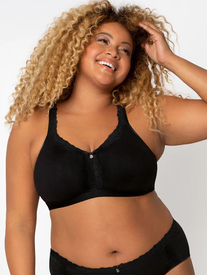 Curvy Couture Wire Free Bra 3 Curvy Couture Wire Free Bra