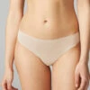 Simone Perele Essential Thong -Elomi Underwear Shop 13V710SimonePereleEssentialTangaPeauRoseFront
