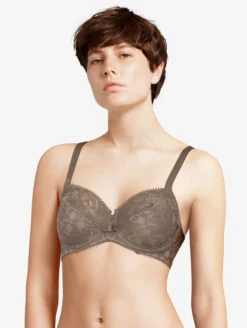 Chantelle Day To Night Full Cup Bra -Elomi Underwear Shop 15F13partTaupeFront2