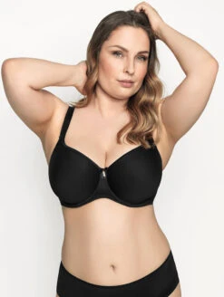 Corin Virginia Spacer Bra -Elomi Underwear Shop 17871CorinVirginiaSpacerBraBlackFront2