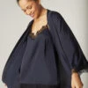 Simone Perele Satin Secrets Robe -Elomi Underwear Shop 23H980SatinSecretsRobeFullMoonFront