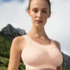 Anita Extreme Control Plus Sports Bra -Elomi Underwear Shop 5567AnitaExtremeControlPlusSportsBraSmartRoseFrontLifestyle2