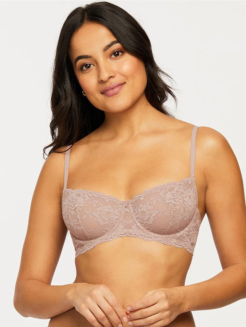 Montelle Flirt Lace Demi Cup Bra 3 Montelle Flirt Lace Demi Cup Bra