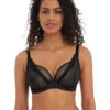 Freya Tailored High Apex Plunge Bra -Elomi Underwear Shop AA401121HiApexPlungeFront