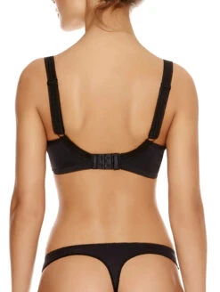 Freya Deco Plunge Bra -Elomi Underwear Shop AA4234FreyaDecoPlungeBraBlackBack