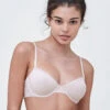 Skarlett Blue Adorned Cotton Bra -Elomi Underwear Shop AdornedCottonWiredBra324211Front