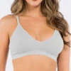 Eve Ribbed Bralette -Elomi Underwear Shop AnemoneEveRibbedBraletteWhiteXHC001Front