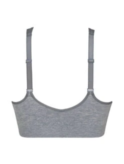 Anita Lynn Zipper Front Close Bra -Elomi Underwear Shop AnitaLynnZipperFrontClose5738XGreyMelangeBack