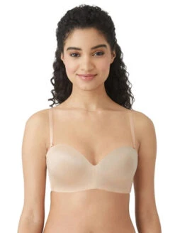 B'tempt'd Future Foundation Wirefree Strapless Bra 10 B'tempt'd Future Foundation Wirefree Strapless Bra -Elomi Underwear Shop B.Temp tFutureFoundationWireFreeStraplessBraAuNaturalSand954281Front2