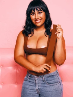 Booby Tape Breast Lift Tape - Brown -Elomi Underwear Shop BOOBYTAPEBROWN