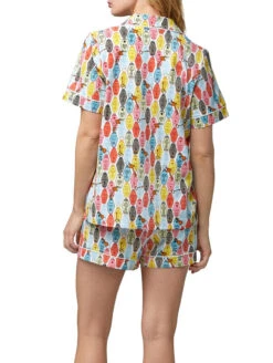 Bed Head Short Sleeve And Shorty PJ Set -Elomi Underwear Shop BedHeadShortSleeveandShortyPJSetKeysPleaseBH2427113Back