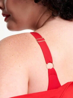Evelyn & Bobbie Beyond Bra -Elomi Underwear Shop BeyondBraRubyBackStrapCloseUp2