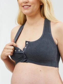 Cake Biscotti Front Closure Nursing Bralette -Elomi Underwear Shop CakeMaternityBiscottiNursingBra25 1072BlackSideZoomAlt