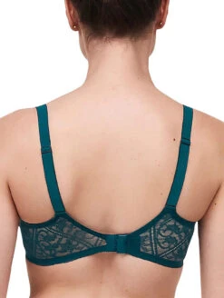 Chantelle Alto Plunge Bra 7 Chantelle Alto Plunge Bra -Elomi Underwear Shop ChantelleAltoPlungeBra12L2EastGreenBack