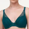 Chantelle Alto Plunge Bra -Elomi Underwear Shop ChantelleAltoPlungeBra12L2EastGreenFront