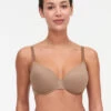 Chantelle Basic Invisible Bra -Elomi Underwear Shop ChantelleBasicInvisibleCappuccinoC1241SFront