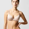 Chantelle Basic Invisible Bra -Elomi Underwear Shop ChantelleBasicInvisibleSoftPinkC1241Front