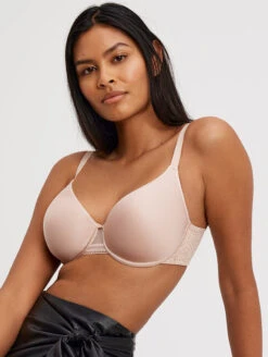 Chantelle C Jolie Memory Foam Bra -Elomi Underwear Shop ChantelleCJolieMemoryFoamBraSoftPink13B6FashionAlt