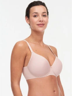 Chantelle Comfort Chic T-Shirt Bra -Elomi Underwear Shop ChantelleComfortChicT ShirtBra18J6SoftPinkSide