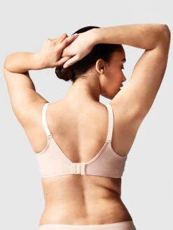 Chantelle Comfort Chic Bra -Elomi Underwear Shop ChantelleComfortChicUnderwireBraC18J1SoftPinkBack