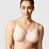 Chantelle Comfort Chic Bra -Elomi Underwear Shop ChantelleComfortChicUnderwireBraC18J1SoftPinkFront