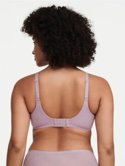 Chantelle Norah Lace Bra -Elomi Underwear Shop ChantelleNorahLaceBra13F1SmokePinkBack