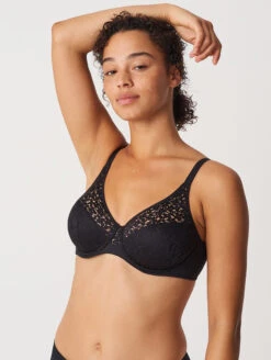 Chantelle Norah Lace Bra -Elomi Underwear Shop ChantelleNorahLaceBraBlack13F1Alt