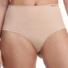 Chantelle Smooth Comfort High Waist Thong -Elomi Underwear Shop ChantelleSmoothComfortHighWaistThong10U9SiroccoFront