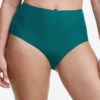 Chantelle Softstretch +Full Brief -Elomi Underwear Shop ChantelleSoftStretchPlusFullBriefEastGreen1137Front