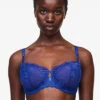 Chantelle Waltz Demi Bra -Elomi Underwear Shop ChantelleWaltzDemiBraC13L5NavyFront