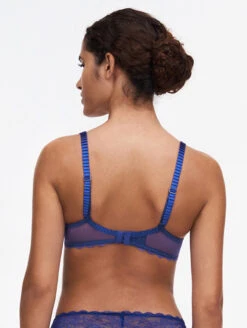Chantelle Waltz Push Up Bra 8 Chantelle Waltz Push Up Bra -Elomi Underwear Shop ChantelleWaltzPushUpBraC13L2NavyBack