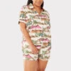 Chelsea Peers Button Up Pajama Set