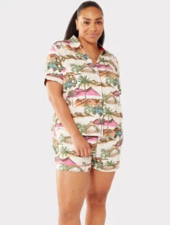 Chelsea Peers Button Up Pajama Set