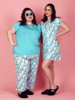 Cool Girl PJ Capri Set -Elomi Underwear Shop CoolGirlPJCapriSetC221302PalmLifestyle