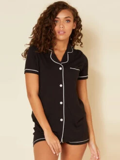 Cosabella Bella Short Sleeve Top And Short Set 7 Cosabella Bella Short Sleeve Top And Short Set -Elomi Underwear Shop Cosabella Bella Short Sleeve Top and Short Set S 3