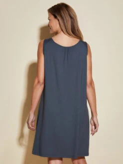 Cosabella Bella Tank Chemise -Elomi Underwear Shop CosabellaTankChemiseAnthraciteAMORE2722Back