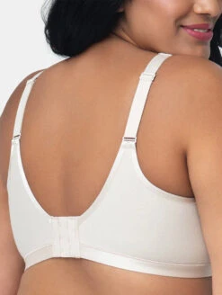 Curvy Couture Wire Free Bra -Elomi Underwear Shop CurvyCoutureWirelessNatural1010BackAlt