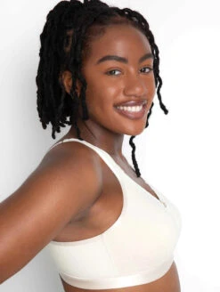 Curvy Couture Wire Free Bra -Elomi Underwear Shop CurvyCoutureWirelessNatural1010SideAlt2