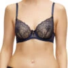 Dita Von Teese Fiamma Bra -Elomi Underwear Shop DVTFiammaLaceUnderwireBraNavyD59021Front