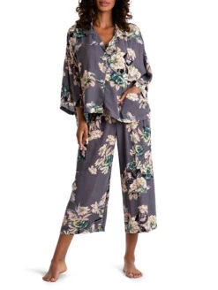 Midnight Bakery Luca Pj Set -Elomi Underwear Shop ENC345LucaPjPantSetLaveauCharcoalFrontEdited